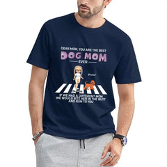 T-shirt personnalisé personnalisé - Les chiens courent vers vous, cadeau pour maman chien