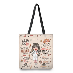 Dose quotidienne d'infirmière - Sac fourre-tout personnalisé personnalisé - Journée de l'infirmière, cadeau d'appréciation pour l'infirmière
