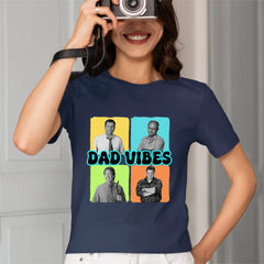 Chemise photo personnalisée personnalisée - Dad Vibes, cadeau pour papa