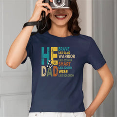 T-shirts avec versets bibliques pour la fête des pères, cadeaux pour papa