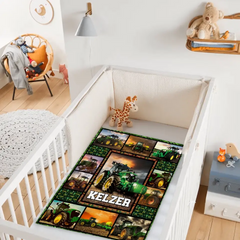 Livraison gratuite✈️Couverture personnalisée avec nom de tracteur