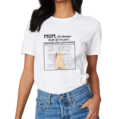 T-shirt unisexe personnalisé personnalisé pour chien - Nous vous admirerons toujours