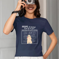T-shirt unisexe personnalisé personnalisé pour chien - Nous vous admirerons toujours