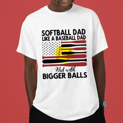 T-shirt softball, cadeau pour papa, cadeau pour les amateurs de softball