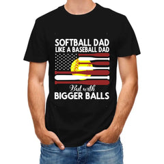 T-shirt softball, cadeau pour papa, cadeau pour les amateurs de softball