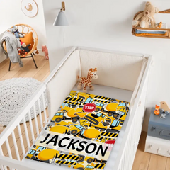 Couverture personnalisée pour camion de construction avec nom