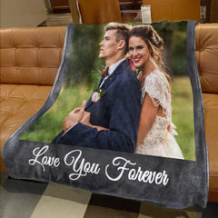 Personalized Photos Blankets - Gift For Family Friends Besties