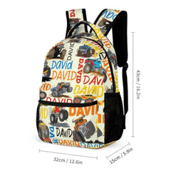 Truck Car Personalized Name Custom Backpacks - Opening Season Gift for Kids