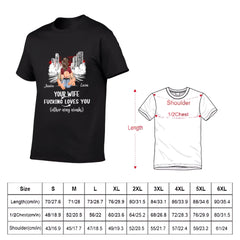 Customized Safe Driving Reminder T-shirt - Personalized Name and Character Safe Driving Themed Couple's Clothes -  A Gift For Husband,Boyfriend
