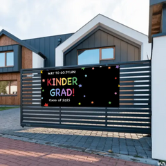 Way To Go- Customized Graduation Banners With Names And Photos For Primary And Secondary School Students - Souvenirs For Children'S Graduation Parties