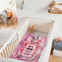 No1 Mom Ever - Personalized Mother Blanket，Mother's Day gift