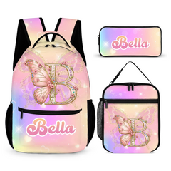 Gleaming Butterfly Custom Backpack - Gift for Back-to-School Season