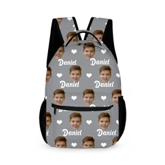 Customized Boys Backpacks Personalized with Face Prints