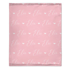 Personalized Name Customized Blanket | Multi Color Gift for Newborns, Children, and Families