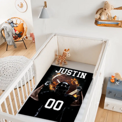 Football Spirit Name Personalized Blanket - Gifts for Football Lovers