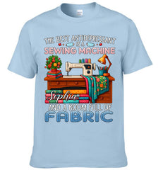 🧵The Best Antidepressant Is A Sewing Machine Customized Clothing - Personalized Name - Warm Gift For Sewing Lovers-LOGI