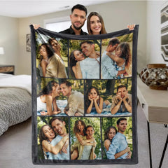 Personalized Photos Blankets - Gift For Family Friends Besties