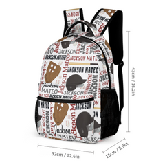 Personalized Name Custom Baseball Backpack