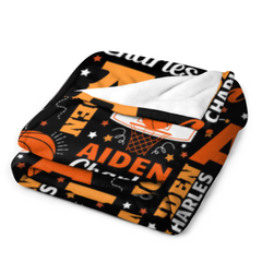 Custom Basketball Personalized Blanket - Gifts for Gifts Kids