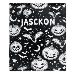 Halloween Cute Pumpkin Bat Name Customization - Halloween Gifts