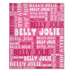 Personalized Customized Name Blanket - for Adult Kid Birthday Christmas Mothers Fathers Valentines Day Gift