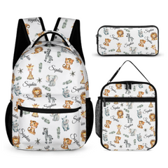 Friends Of The Forest Name Custom Backpack - Gift Ideas For Kids