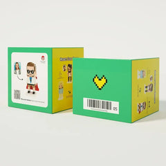 Custom Full-Body Cute Brick Figures of 1 Person and 2 Dogs with Frame Personalized Anniversary Gift Birthday Gift Christmas Gift