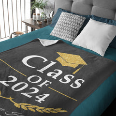 Couverture de nom personnalisée de la promotion 2024 - Cadeau de remise des diplômes