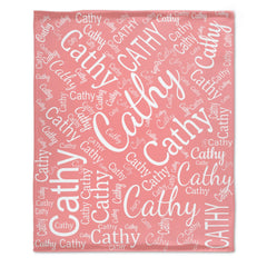 Personalized Name Customized Soft Blanket