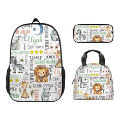 Personalized Animal Wool Backpack