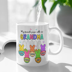 Easter Gift Favorite Peeps Call Me Grandma Mug