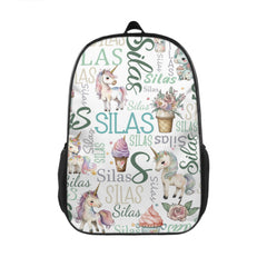 Personalized Name Custom Unicorn Backpack - Gifts For Daughter Granddaughter - Birthday Gifts