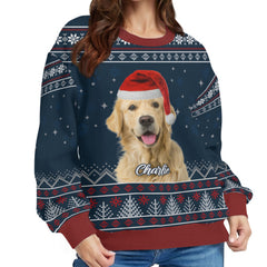 Pet Bless You This Christmas - Sweat-shirt moche personnalisé pour chien et chat