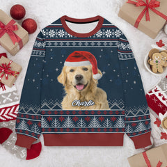 Pet Bless You This Christmas - Sweat-shirt moche personnalisé pour chien et chat