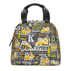 Personalized Name Construction Kids Backpack