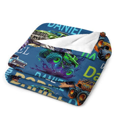 Personalized Car Blanket with Name - Gifts for Boys