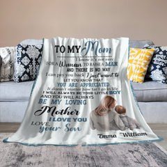 Tu seras toujours ma mère aimante - Couverture personnalisée - Cadeau de fête des mères pour maman, mère - Du fils 