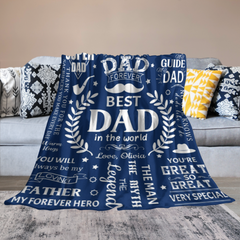 Meilleur papa du monde Couvertures pour les cadeaux de papa 