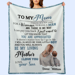 Tu seras toujours ma mère aimante - Couverture personnalisée - Cadeau de fête des mères pour maman, mère - Du fils 