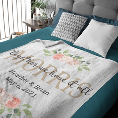 Ensemble, nous avons tout Couverture - Cadeau pour couple