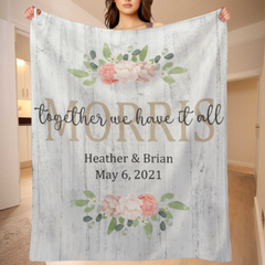Ensemble, nous avons tout Couverture - Cadeau pour couple