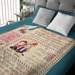 Je t'aime maman - couverture imprimée photo personnalisée 