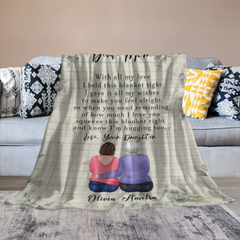 Chère maman - Couverture personnalisée - Anniversaire, cadeau de fête des mères pour maman, mère 