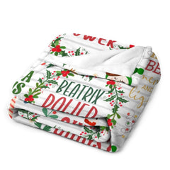 My First Christmas Blanket-Custom Baby Christmas Blanket