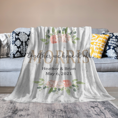 Ensemble, nous avons tout Couverture - Cadeau pour couple