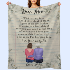 Chère maman - Couverture personnalisée - Anniversaire, cadeau de fête des mères pour maman, mère 