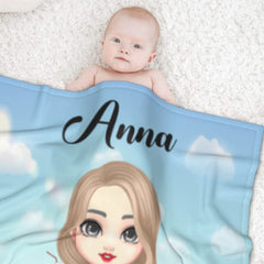 At The Beach Pool Party - Personalized Beach Custom Blanket - Gifts for Friends - Lovscape