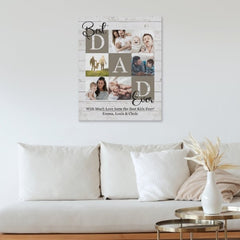 Best Dad Ever Photo Canvas - Lovscape