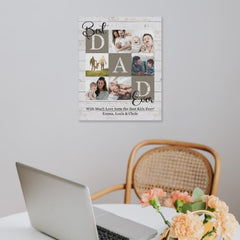 Best Dad Ever Photo Canvas - Lovscape