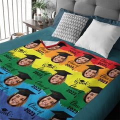 Class Of 2023 Graduation Blanket Custom Face - Lovscape